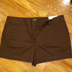 LOFT Brown Women's Tailored Shorts